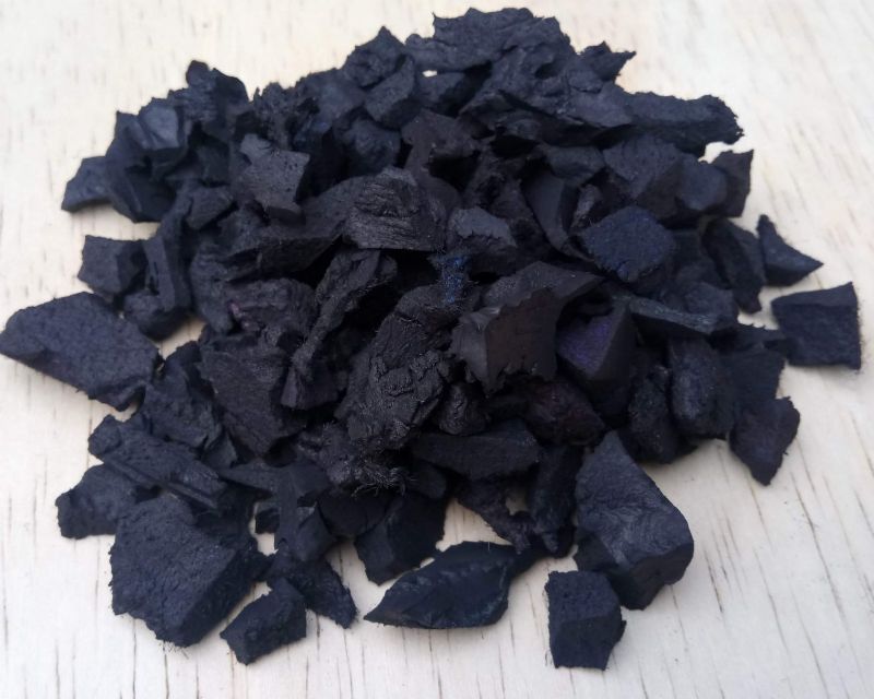 Black Rubber Chipping